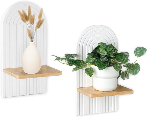 Wandregal holz boho 2er - boho, set