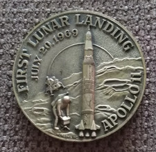 Medaille erste mondlandung - erste,