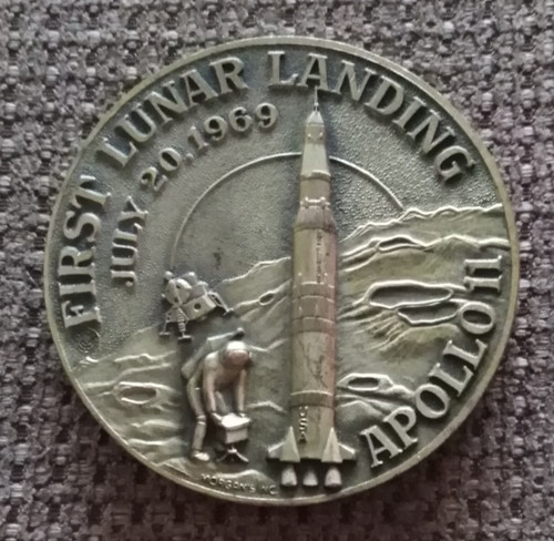 Medaille erste mondlandung - erste,