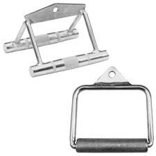 Seilzug Set - Einhandgriff kurz + Parallelgriff breit | Seilzuggriff Kabelzug