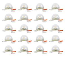 FALLER Modellbau LED Beleuchtungssockel 20 Stück warm weiß 12-16V AC/DC 180667