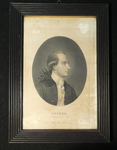 Super antik goethe - super, stahlstich