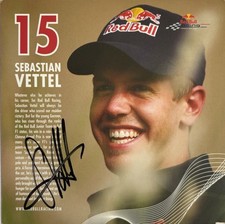 Sebastian Vettel signiert
