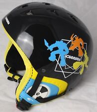 Kinder Skihelm Carrera KID Black Monster Ski - Snowboardhelm, Sturzhelm Gr 51-54