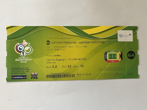 Eintrittskarte ticket fifa - ticket,