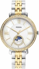 Damen uhr mondphase edelstahl - uhr,
