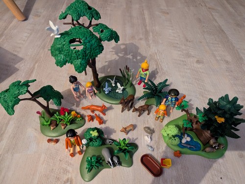 Playmobil wald mit tieren - wald, tieren/