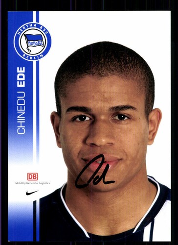 Chinedu ede autogrammkarte - chinedu,