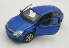 BLITZ VERSAND Opel Astra GTC 2005 blau / blue Welly Modell Auto 1:34 NEU & OVP  