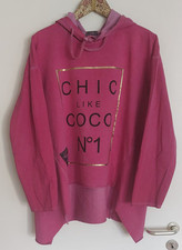 Chic Like Coco No. 1  Damen Hoodie von GS- NEU One Size ( 36-46) Vokuhila