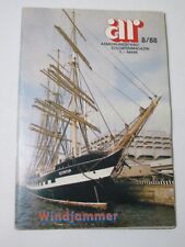 ar Armee Rundschau 8 - 1988  "Windjammer" - DDR Zeitschrift - Soldatenmagazin