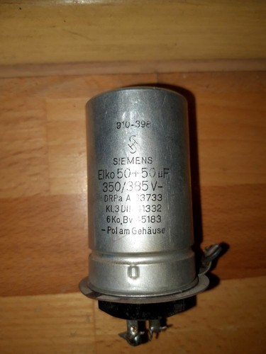 Siemens elko 50uf - 50+50uf, 350/385v