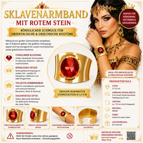 Goldenes sklavenarmband mit - goldenes,