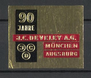 Reklamemarke jahre - 90,