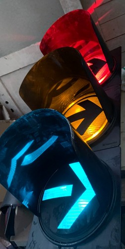 Led verkehrsampel mit - mit, rot,gelb
