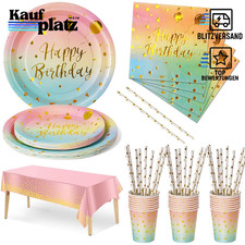 Partygeschirr Einweg Set 121