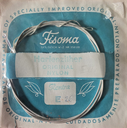 Harfenzither kontra saite - kontra,