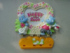 Hochzeitsfiguren HAPPY HIPPO Bilderrahmen !! Eigenes Bild kann eingesetzt werden