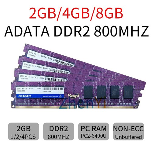 Adata 8gb 4gb - 2gb, ddr2