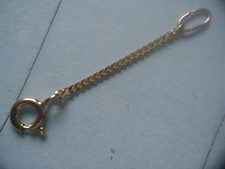 Verlängerungskette Panzer 60 x 1,3 mm Gold 333, Kettenverlängerung 6 cm Gold 333