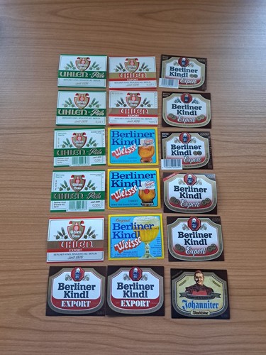 Bieretiketten berliner - ☆☆bieretiketten,