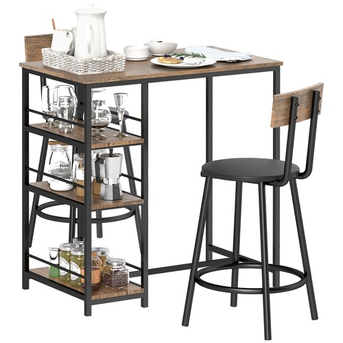 Bartisch mit barhocker set - bartisch,