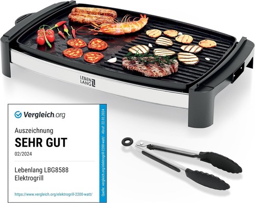 Elektrischer tischgrill 2000w - elektrischer,
