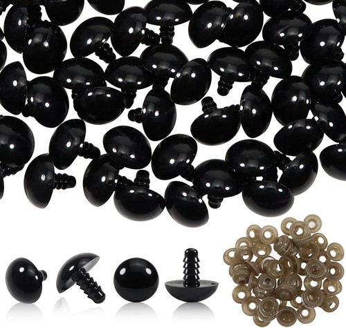 Sicherheitsaugen 16mm schwarz - sicherheitsaugen,
