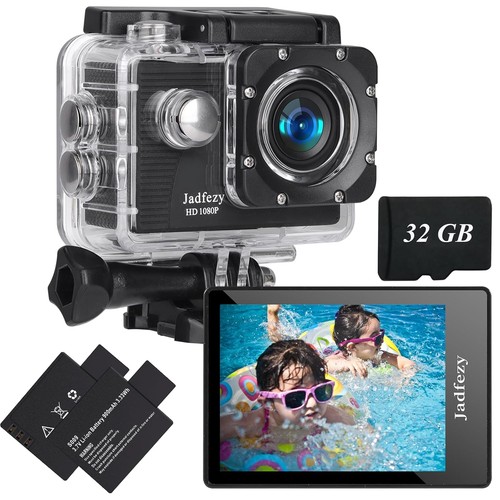 Action cam 1080p fps gb - action,
