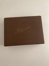 Patience Kartenspiel 54 Karten, Originalverpackung, Klein, Ca. 7 X4,3cm, 1933
