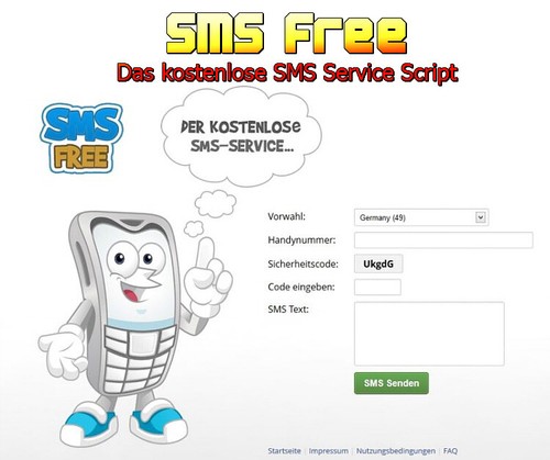 Sms free das kostenlos - free,