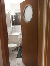 Türbullauge 40cm Edelstahl Bullauge Rundfenster edles Design "Milchglas"