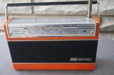 Sehr gepflegtes,rares,orangenes Radio  Tiny 33 automatic von ITT Schaub-Lorenz