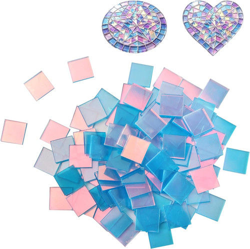 Acryl mosaiksteine 2x2cm - acryl,