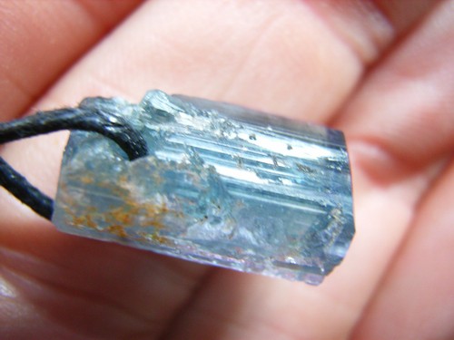 Blauer turmalin kristall - blauer, (