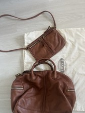 Fossil Damen Umhängetasche Leder Braun