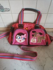 Spiegelburg ,Handtasche, Umhängetasche,schöne Tasche ,rot,,bunt,Hund, neuwertig