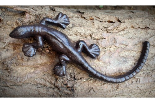 Gartenfigur eidechse gusseisen - eidechse,