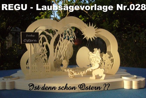 Regu laubsägevorlage - +,