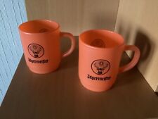 2 Jägermeister Tassen, Becher orange, Rarität