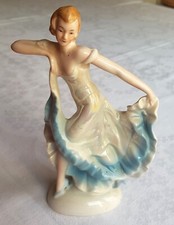 Tänzerin alte Porzellan Figur