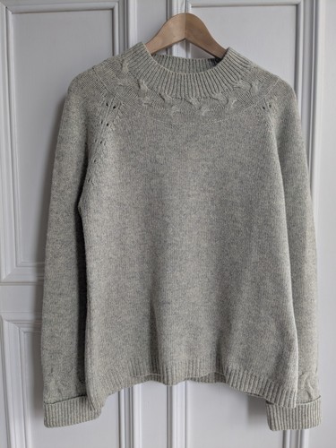 Poetry cable yoke sweater - cable,