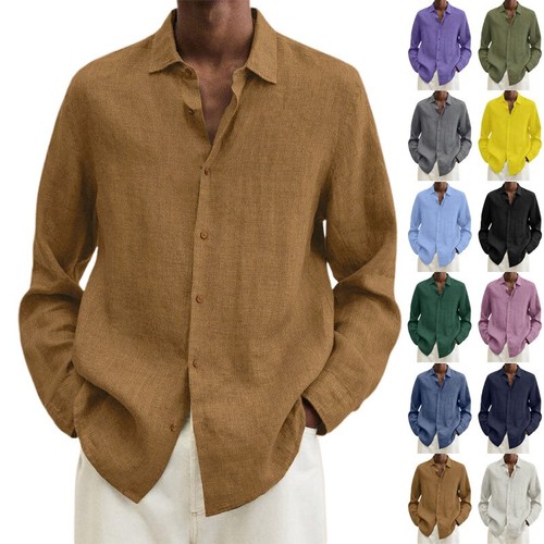 Herren button freizeit - herren, button-up