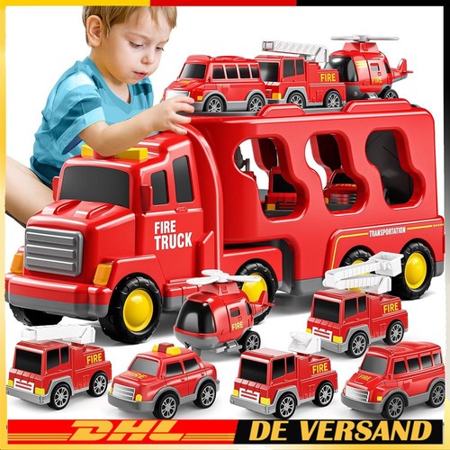 Lkw feuerwehrauto mit - 7, in