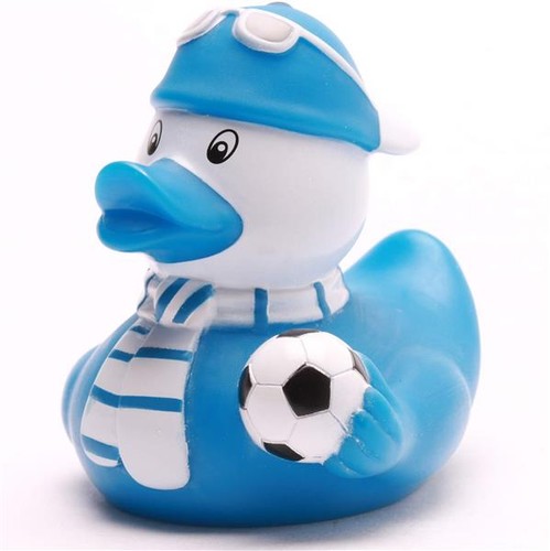 Badeente fussball fan - badeente, fussball-fan