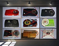 Ersatzteile für Grafikkarten - z.B. Kühlkörper - Lüfter - Verkleidung - NVIDIA -
