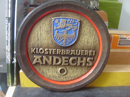 Brauerei werbeschild fassboden - brauerei,