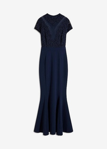Maxikleid 40 dunkelblau - maxikleid,