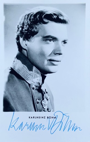 Karlheinz böhm handsignierte - karlheinz,