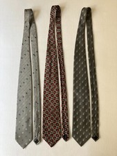 3 Krawatten - Sammlung - gemustert